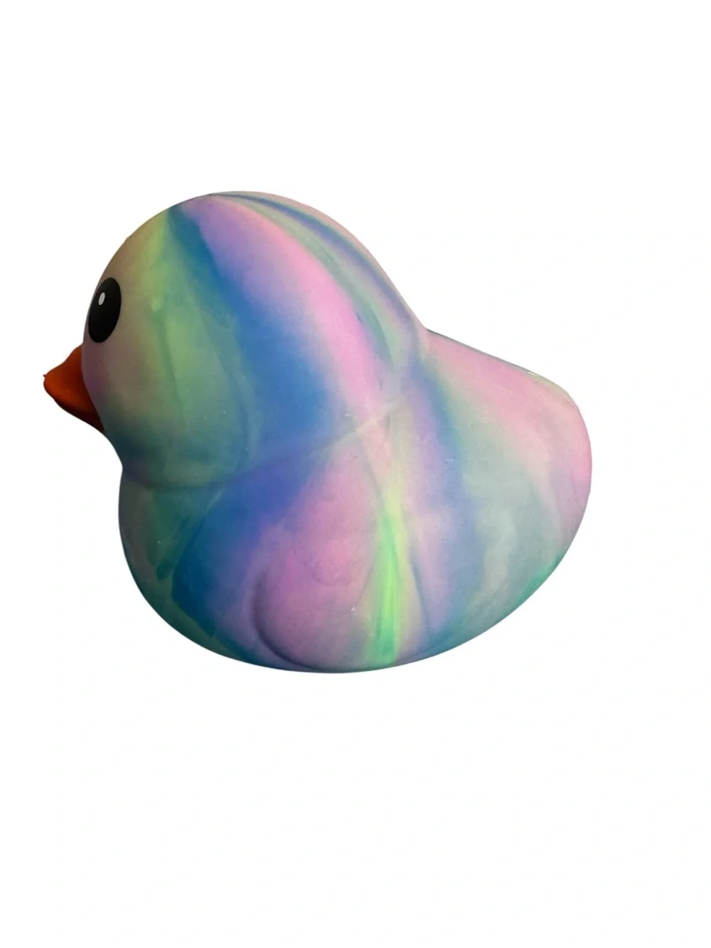 Toymendous Tie Dye Duck Squishy Orange Beak Stress Toy New (viral)